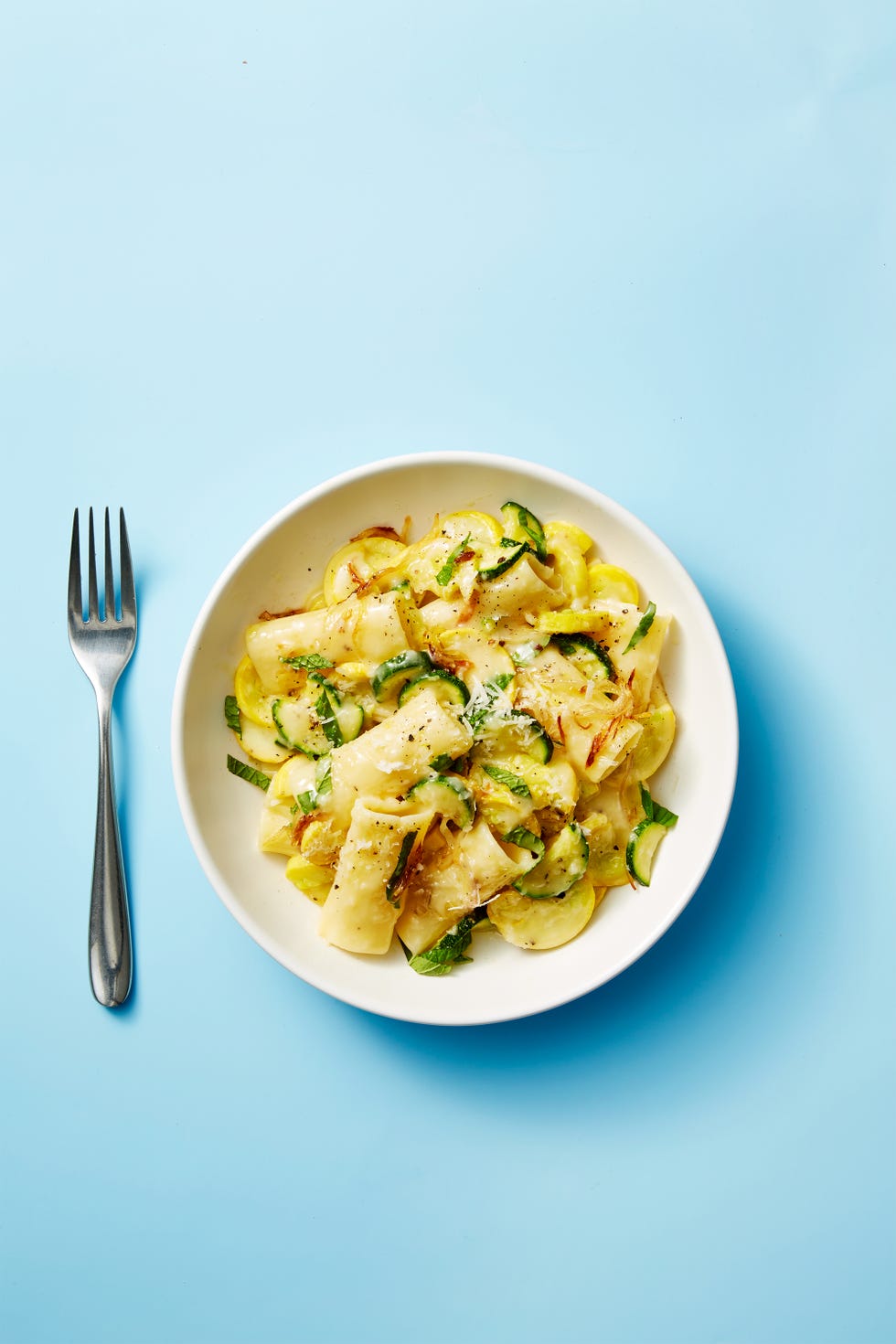 Summer Squash, Mint, and Pecorino Pasta - Easy Pasta Recipes