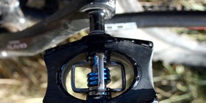 Clipless pedals. 