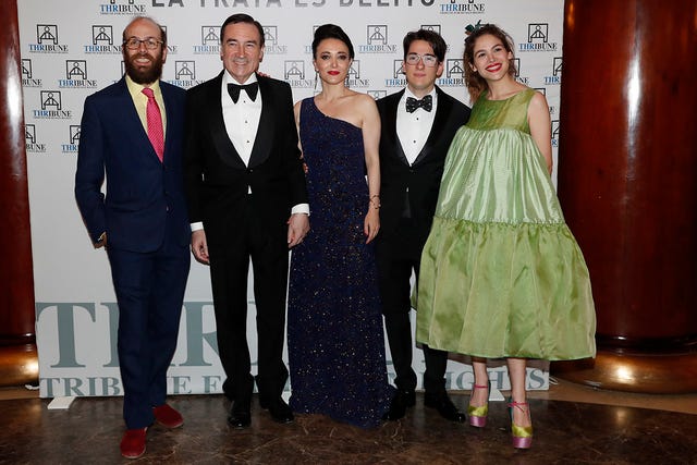 Los hijos de Pedro J. Ramírez y Ágatha Ruiz de la Prada se 'reconcilian' públicamente con la esposa de su padre, Cruz Sánchez de Lara