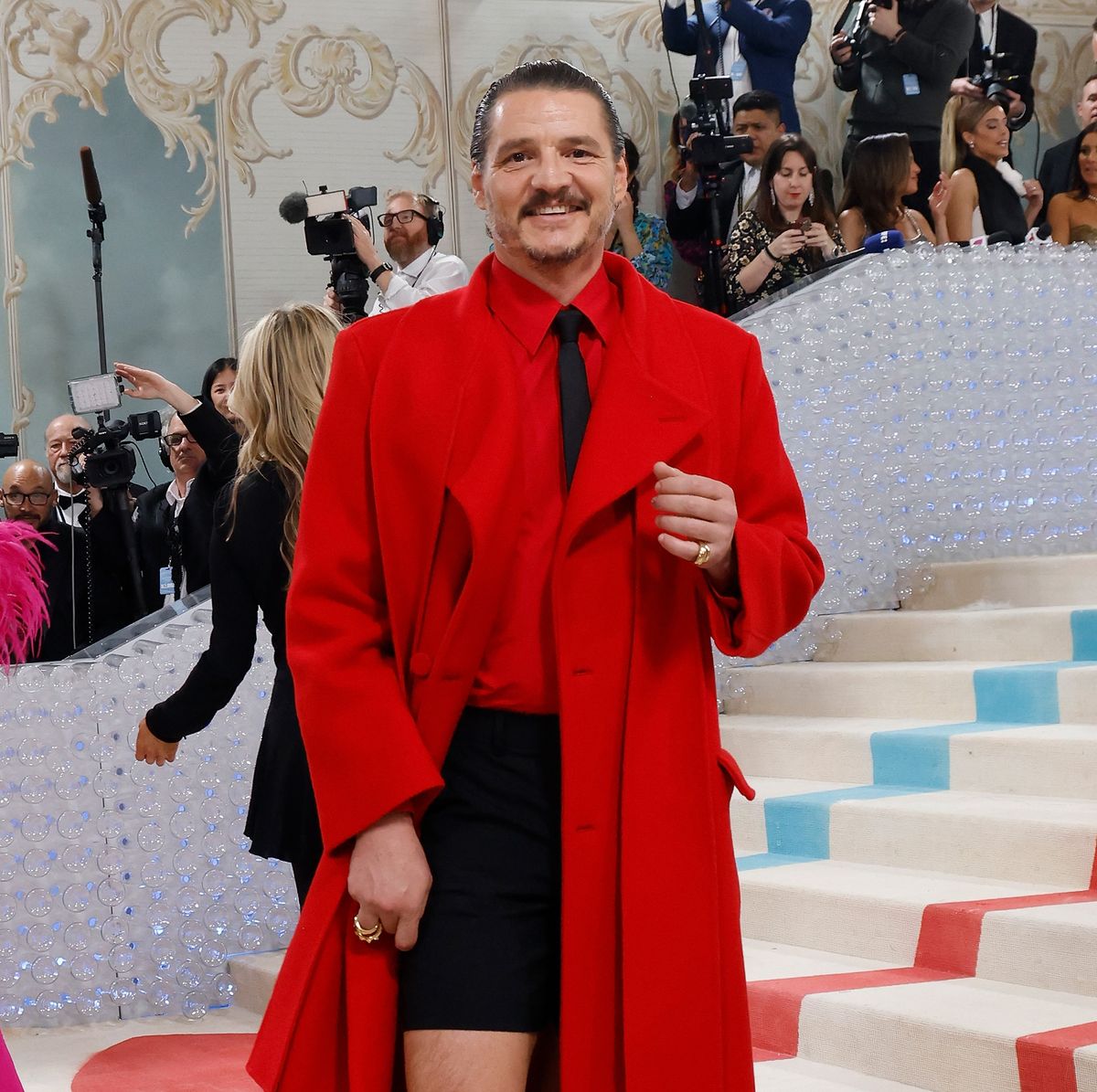 Pedro Pascal Was Red Hot in Valentino at the Met Gala 2023