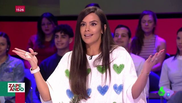 Cristina Pedroche se lleva un corte en 'Zapeando'