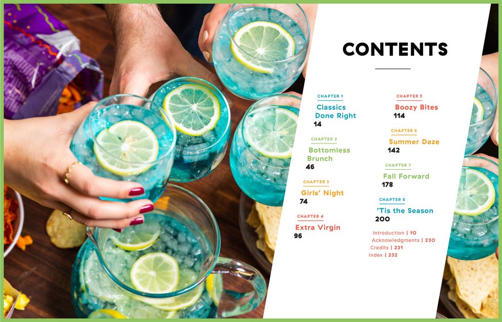 preview spreads from delish's ultimate cocktails book