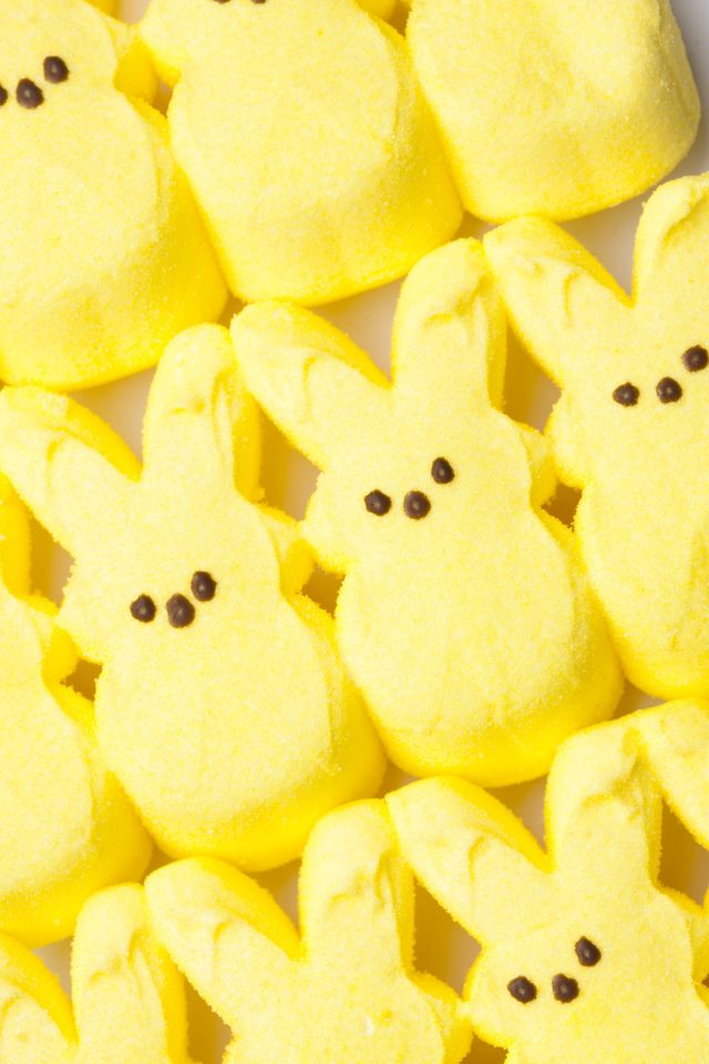 peeps yellow marshmallow easter bunnies