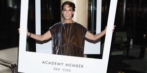 Peggy Siegal, 2015, at a reception for new members of the Academy Of Motion Picture Arts And Sciences at Lincoln Ristorante in New York, 2015.