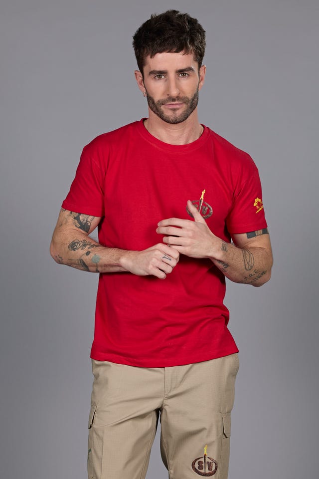 pelayo diaz en su posado oficial para 'supervivientes 2025'