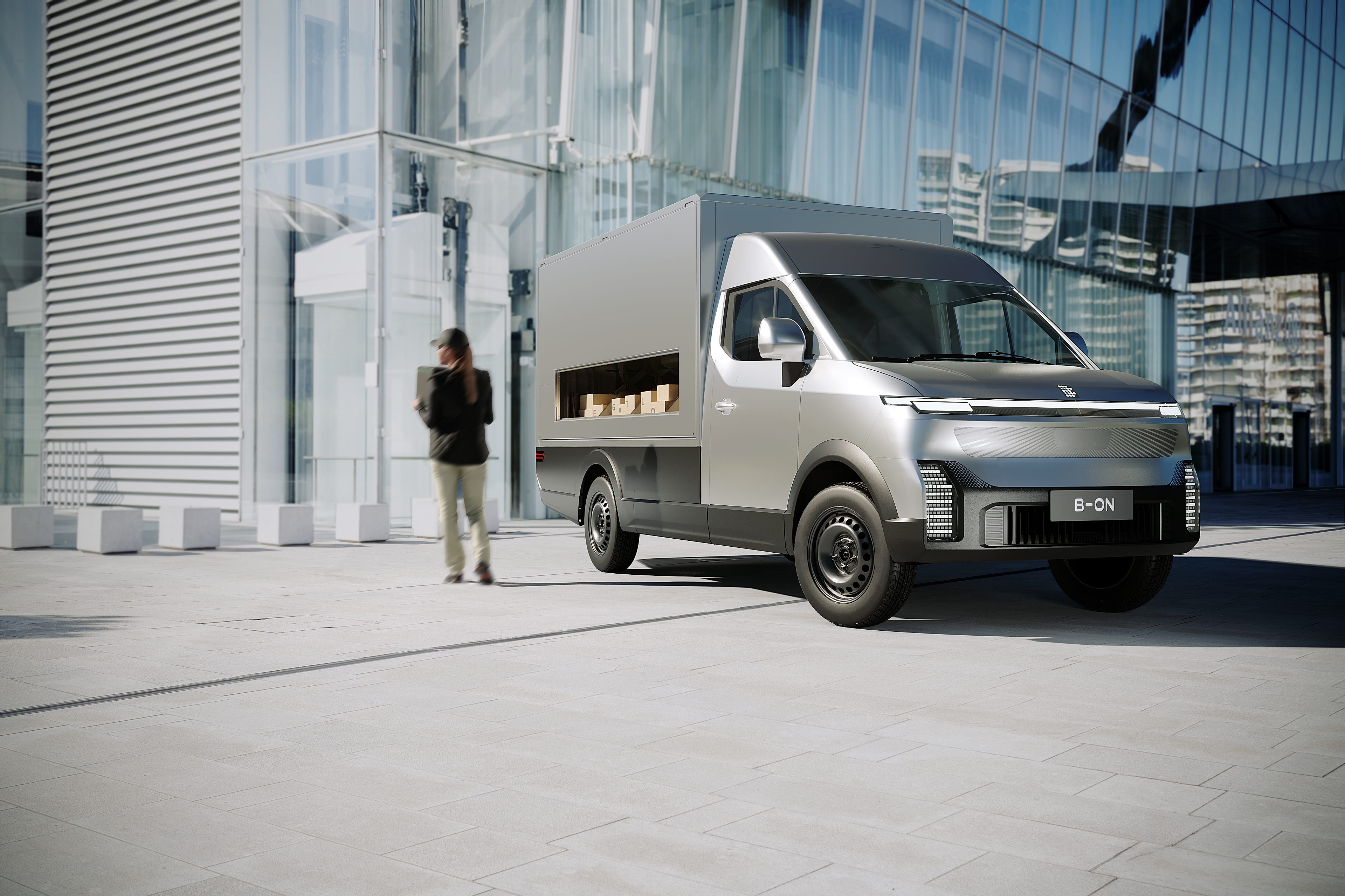 B-ON Pelkan Electric Delivery Truck Gives Light Delivery a Fresh Shape