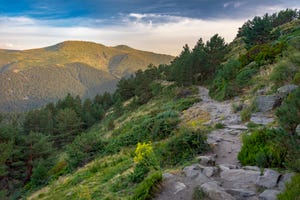 una de las zonas desde la que divisa la zona de peñalara en que se disputa el gran trail