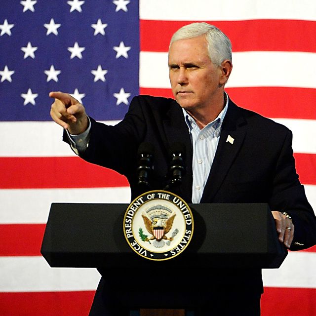 Pence Joins GOP VA Gubernatorial Candidate Ed Gillespie At Campaign Rally