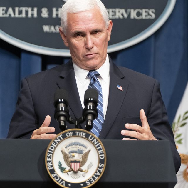 washington, dc   june 26 vice president pence speaks after leading a white house coronavirus task force briefing at the department of health and human services on june 26, 2020 in washington, dc cases of coronavirus disease covid 19 are rising in southern and western states forcing businesses to remain closed photo by joshua robertsgetty images