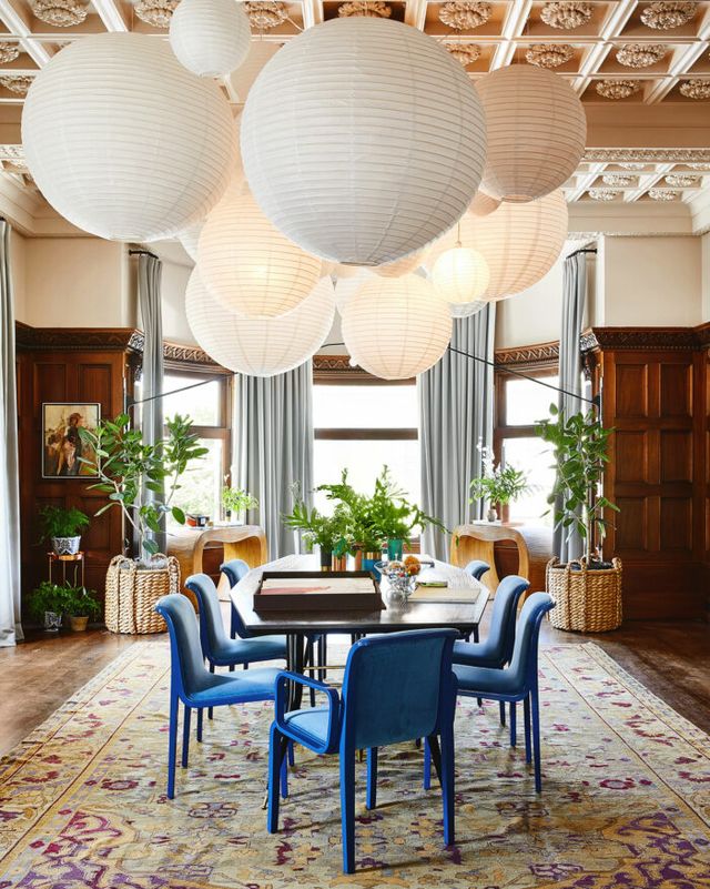 pendant trend in dining room