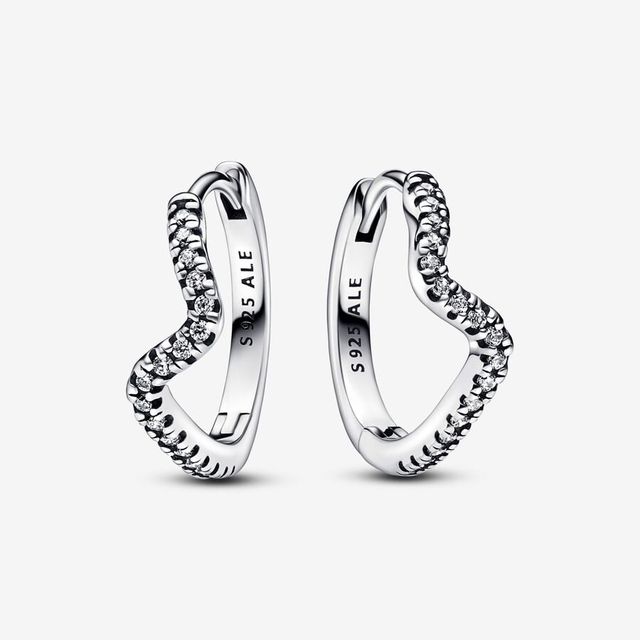 a pair of silver rings