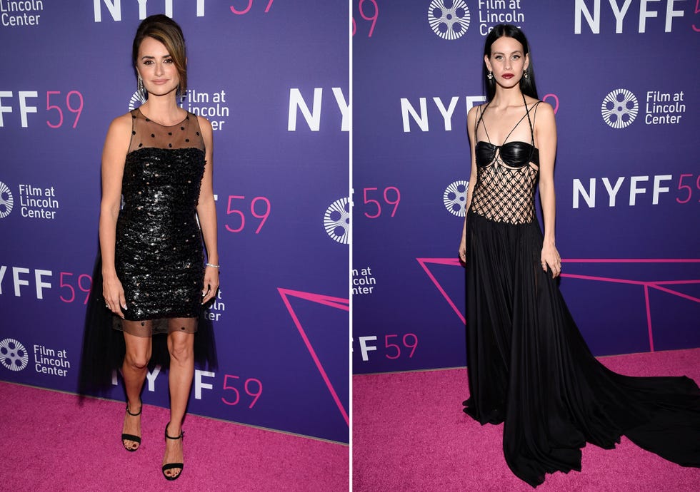 penélope cruz y milena smit en la clausura del festival de cine de nueva york 2021