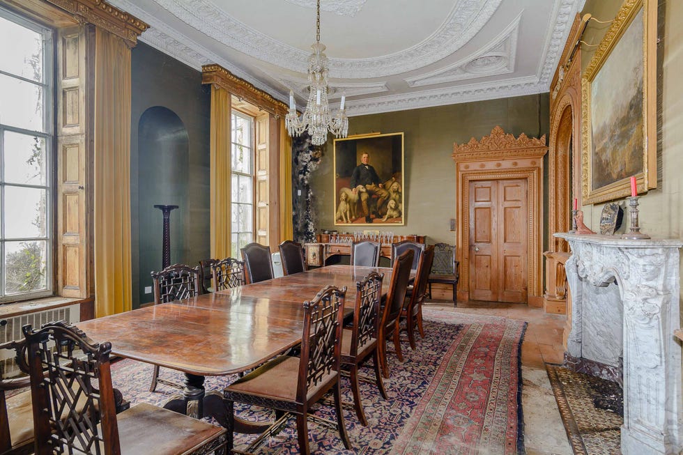 Penllyn Castle - Wales - dining room - Knight Frank