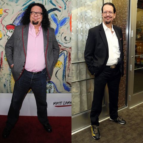 Penn Jillette Before and After