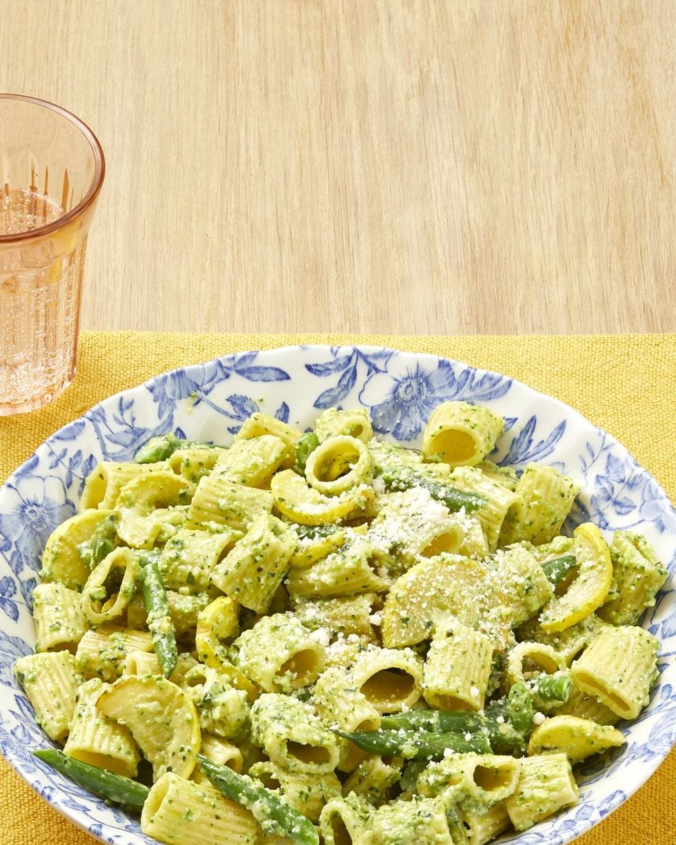 penne pasta recipess pasta with zucchini pesto