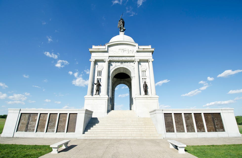 pennsylvania state monument, gettysburg