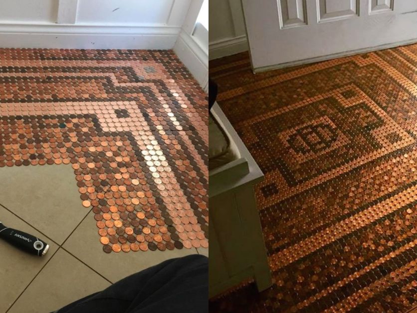 How To Design Your Own Penny Floor