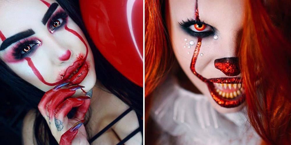 10 Scary Pennywise Halloween Makeup Tutorials - Movie Halloween Makeup