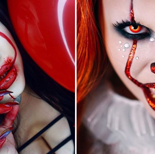 velgørenhed helikopter maling 10 Scary Pennywise Clown Halloween Makeup Tutorials - It Movie Halloween  Makeup Ideas