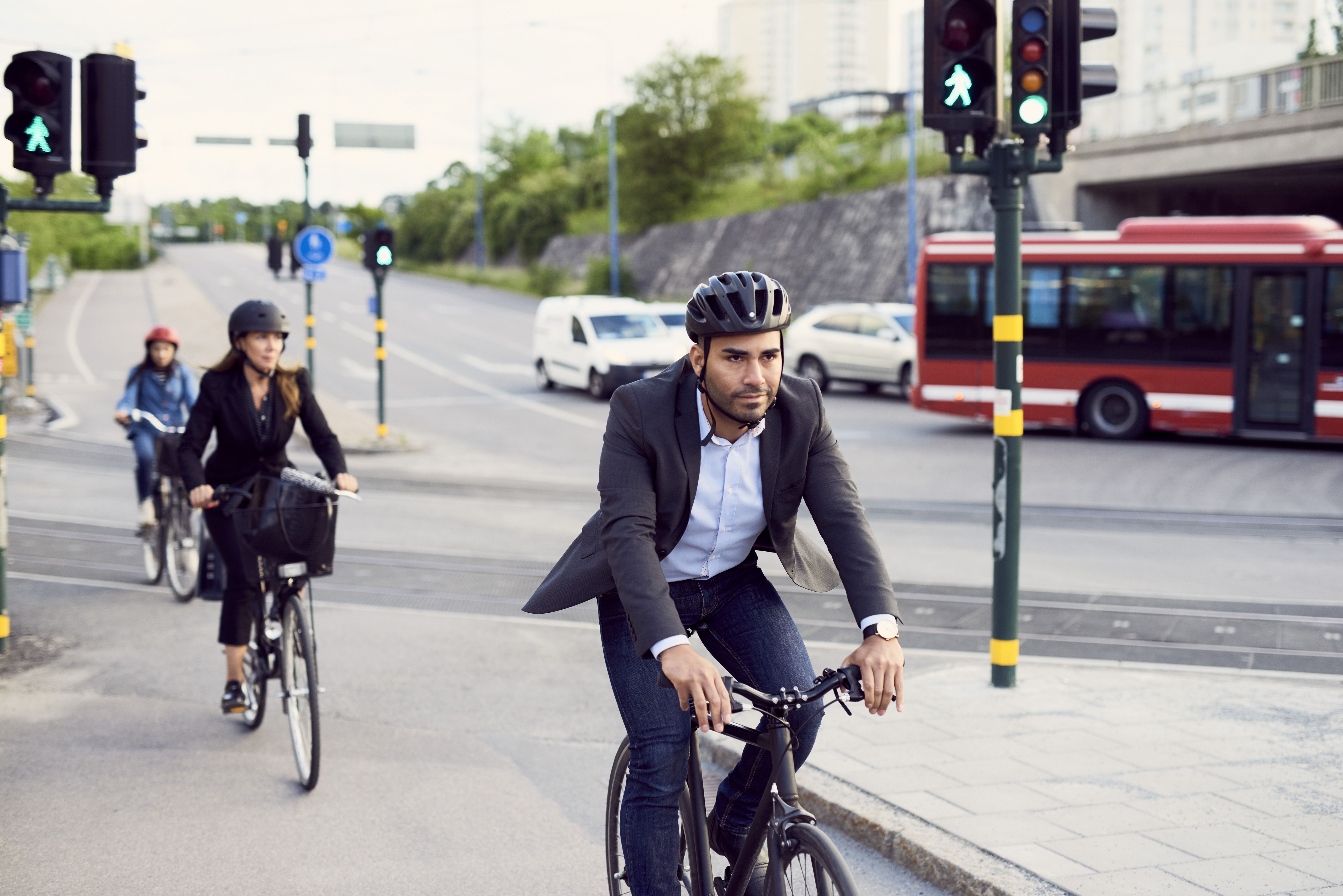 Biking in on sale the city