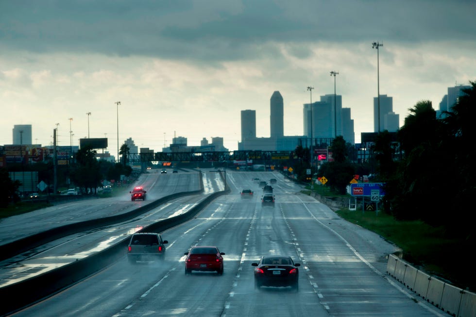 us weather storm on i 45 in houston