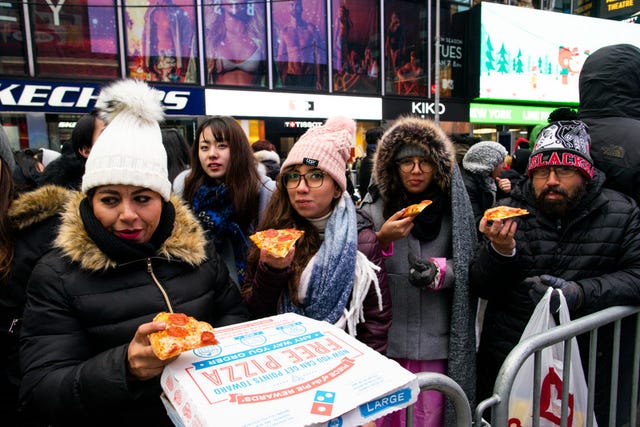 New York City Prepares For Massive Times Square New Year's Eve Celebration
