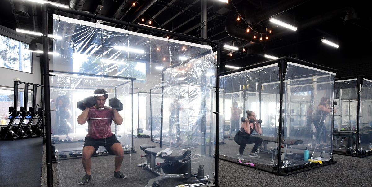 California Gym Uses Personal Pods for Classes After Coronavirus