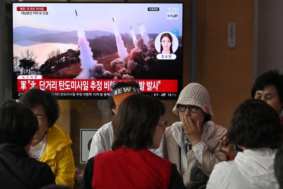 topshot skorea nkorea military missile