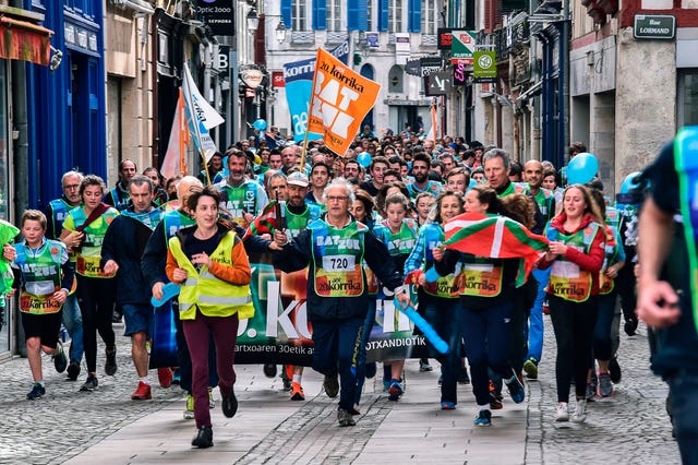 korrika, carrera por la lengua vasca