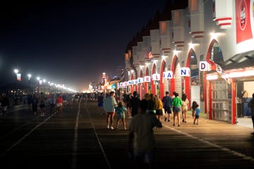 summertime in ocean city, new jersey