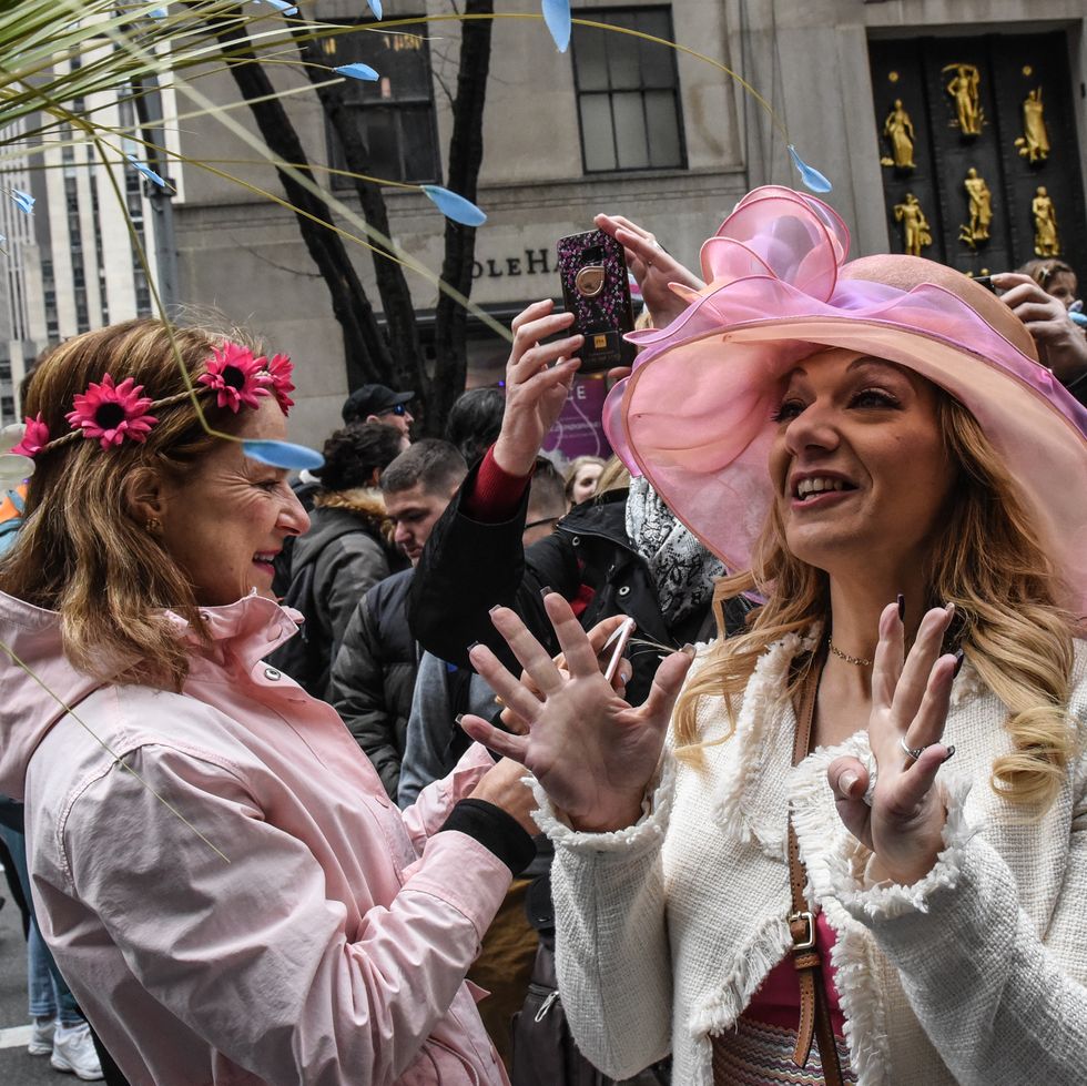 Easter Bonnets On Display At New York's Annual Easter Parade