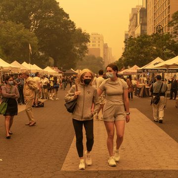 new york experiences worst air quality because of canadian wildfires
