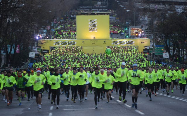 San Silvestre Vallecana race in Madrid