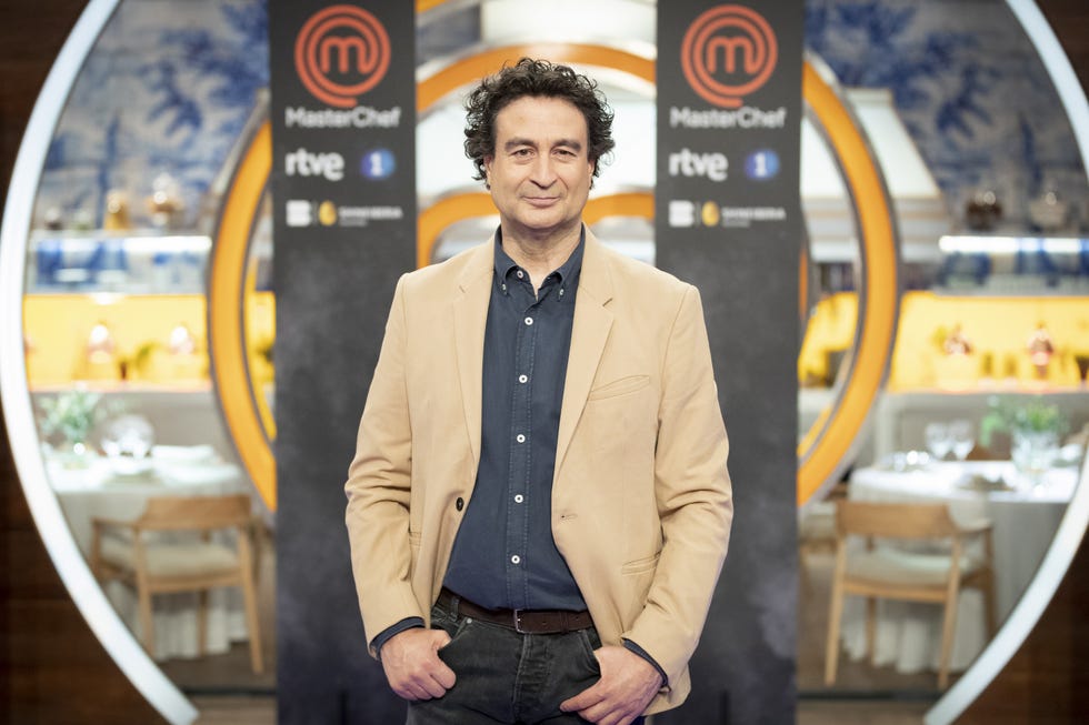 chef pepe rodríguez at photocall for presentation tv show masterchef season 10 in madrid on thursday, 7 april 2022