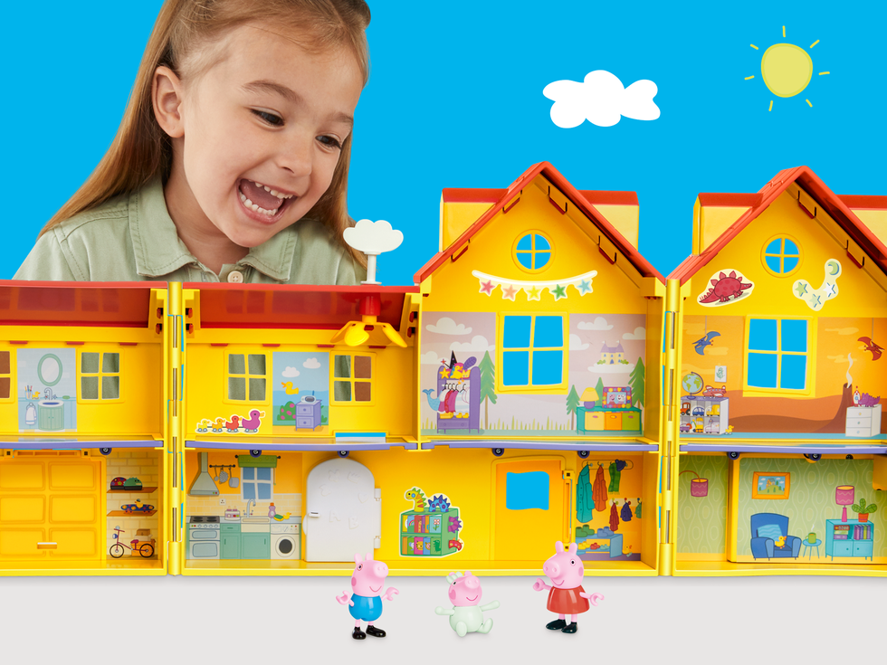 peppa pig baby evie toys dollhouse