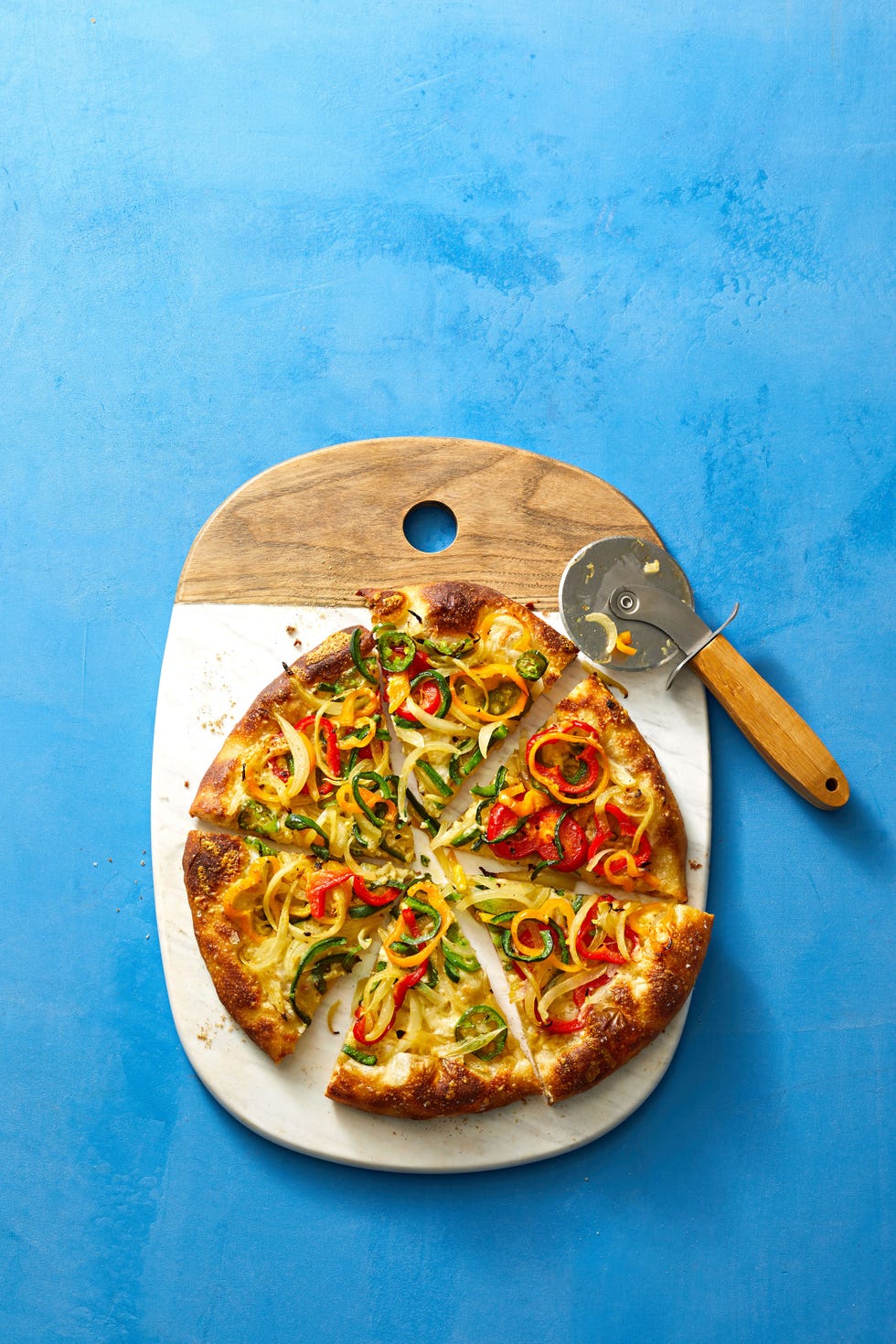 pepper and onion pizza