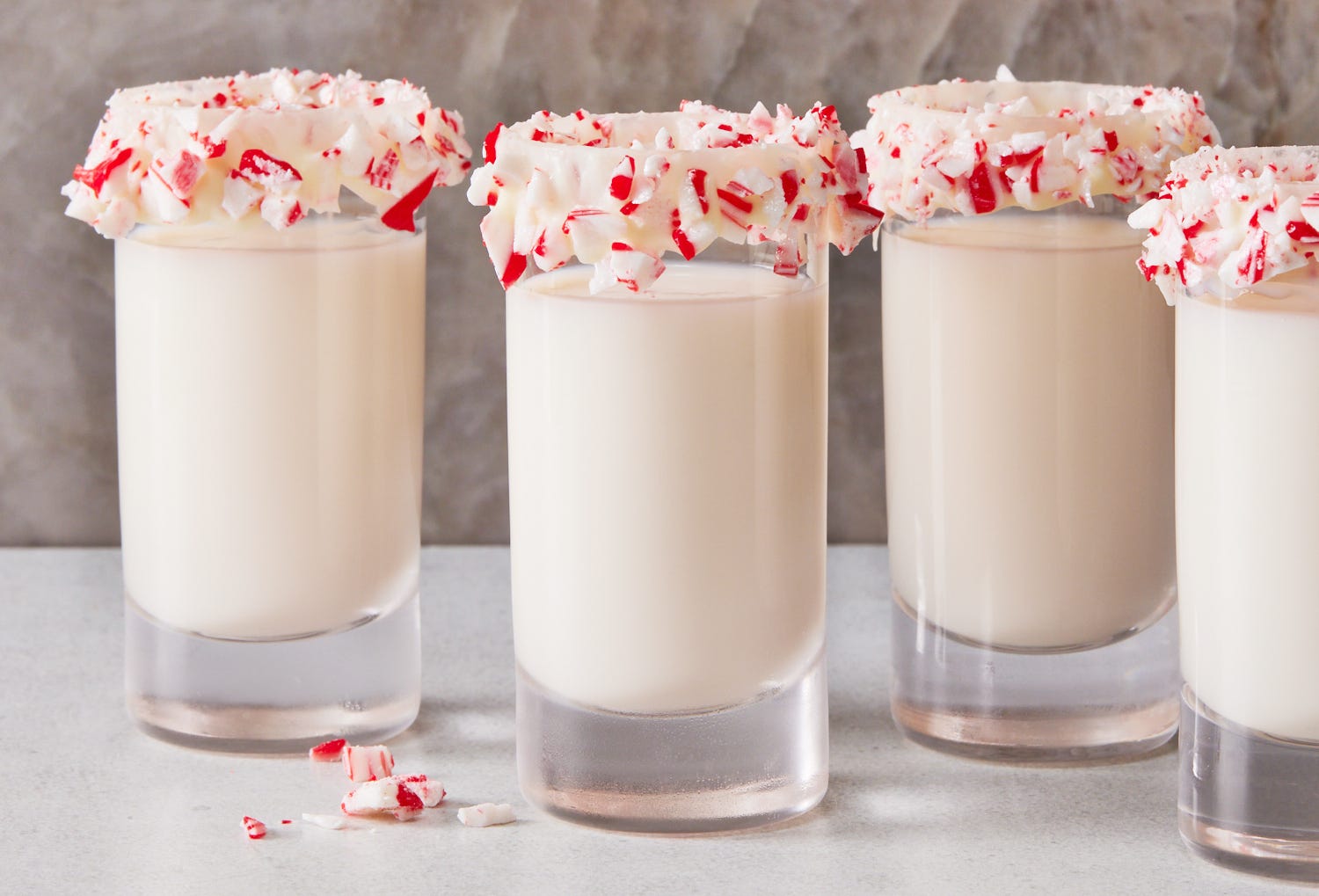 These Peppermint Bark Shots Are A Fun Twist On The Christmas Candy