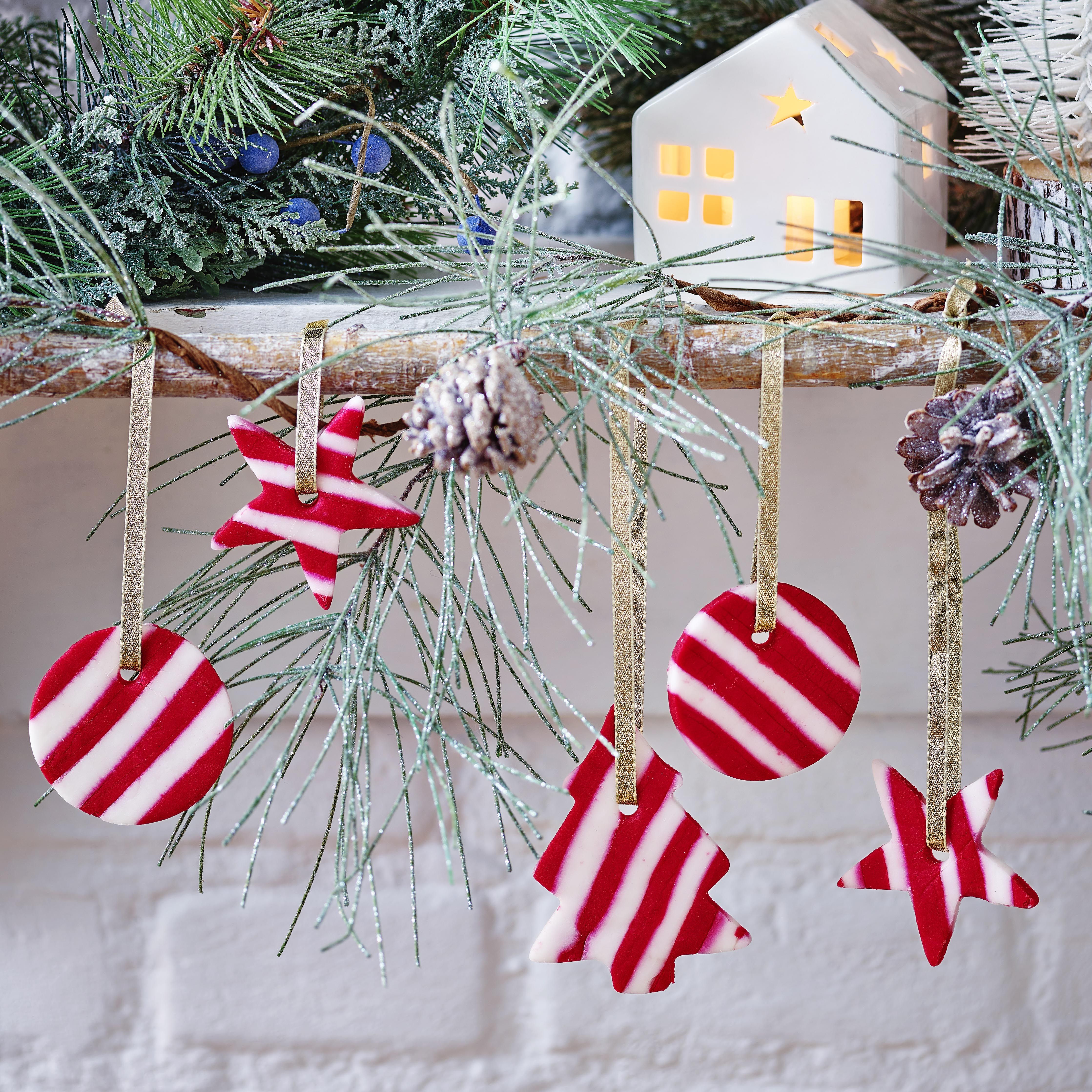 diy peppermint christmas decorations