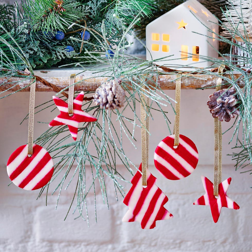 peppermint baubles