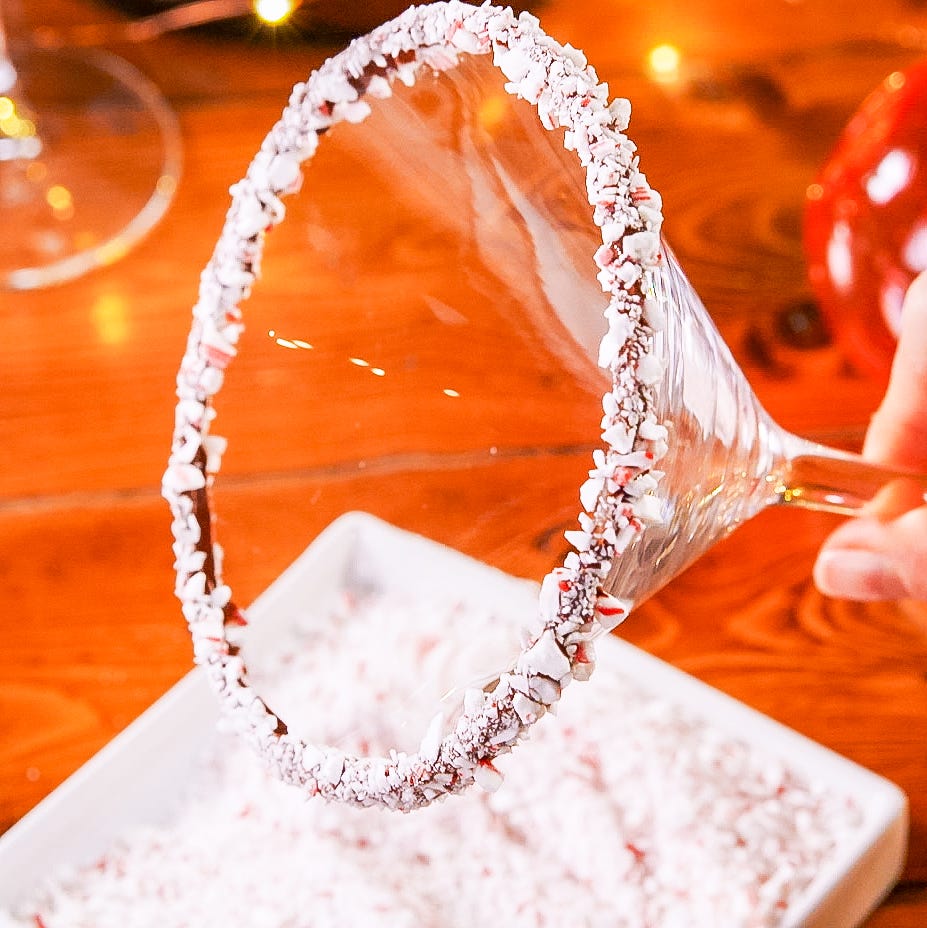 peppermint martini stills