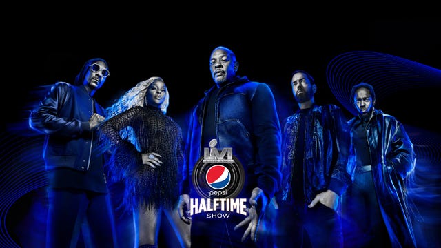 halftime show super bowl 2022 replay