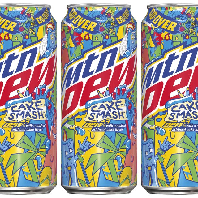 pepsico mountain dew cake smash soda