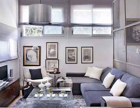 Living room, Room, Furniture, Interior design, Couch, Property, Building, Wall, Coffee table, Home, 