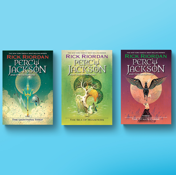the first five percy jackson books in a row