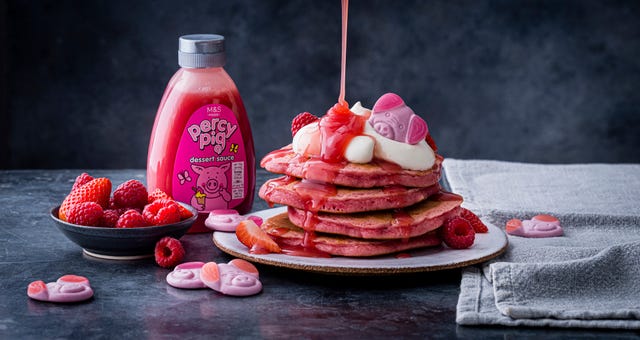 ms percy pig pancakes