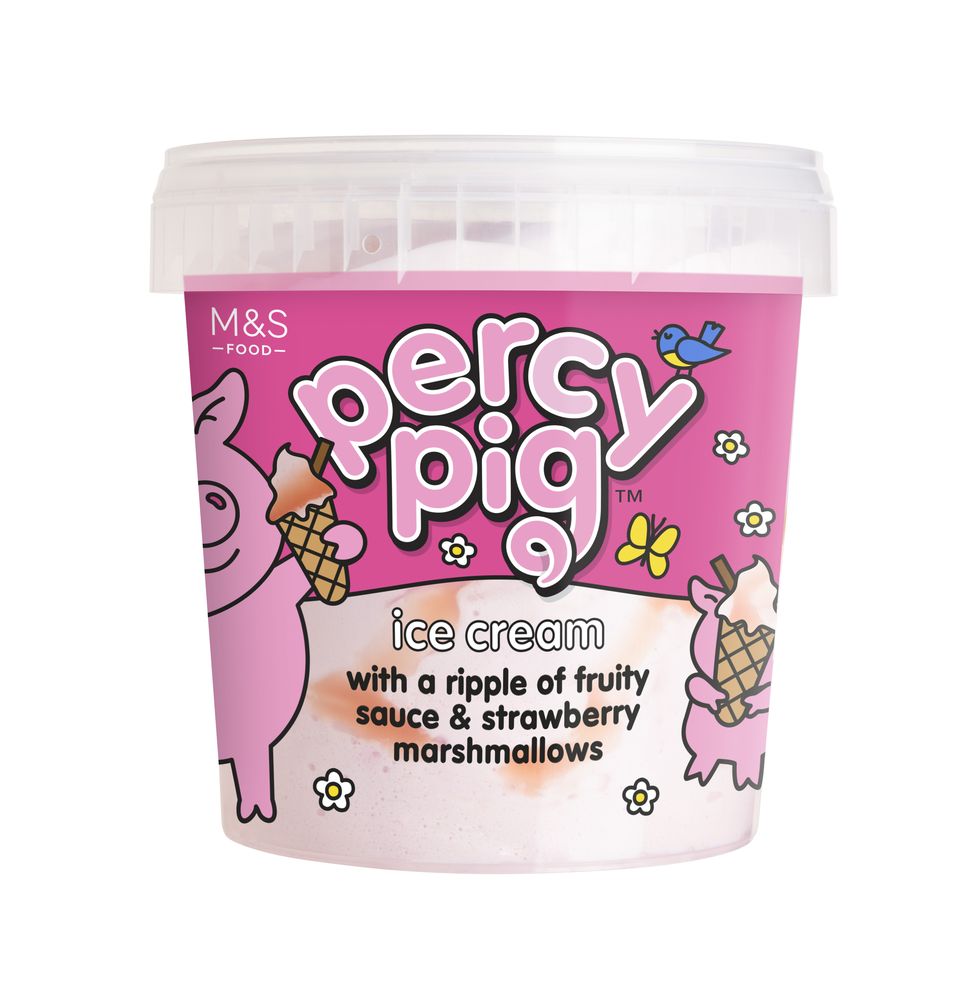 M&S Percy pig ice cream