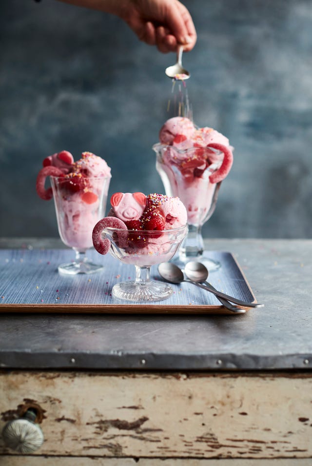 M&S Percy Pig Ice Cream