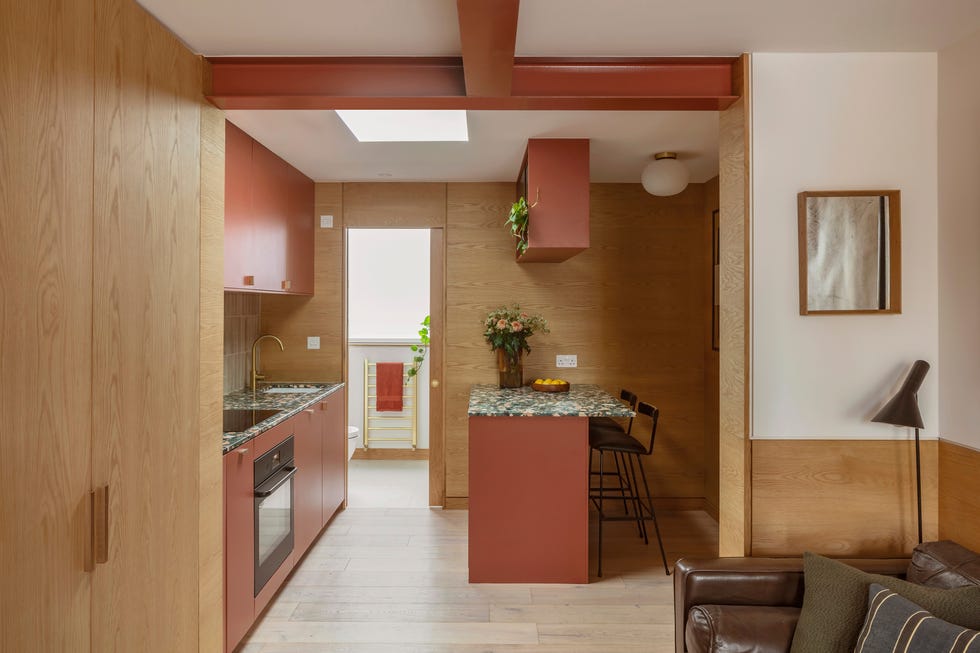 perforated house novak hiles architects kitchen