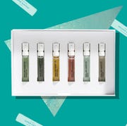 This is an image malin goetz fragrance discovery set and byredo la selection boisee eau de parfum collection