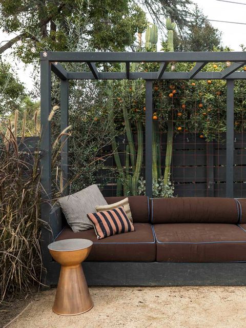 outdoor sofa with pergola